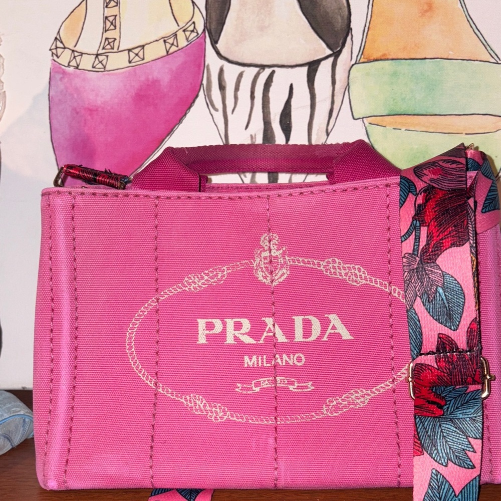 Prada Pink Tote Bag